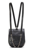 Chanel, Pre - Loved Lambskin ; Backpack, Black