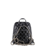Chanel, Pre - Loved My Pocket Backpack Quilted Shiny Calfskin, Black