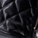 Chanel, Pre - Loved My Pocket Backpack Quilted Shiny Calfskin, Black