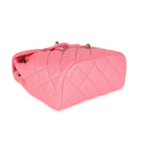 Chanel, Pre - Loved Pink Quilted Caviar Drawstring Backpack Handbag, Pink