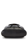 Chanel, Pre - Loved Quilted Lambskin Circle Lock Backpack Large, Black