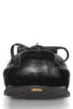 Chanel, Pre - Loved Quilted Lambskin Classic Backpack, Black