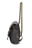 Chanel, Pre - Loved Quilted Lambskin Classic Backpack Medium, Black