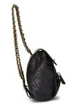 Chanel, Pre - Loved Quilted Lambskin ; Classic Backpack Medium, Black