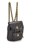 Chanel, Pre - Loved Quilted Lambskin Classic Backpack Medium, Black