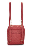 Chanel, Pre - Loved Quilted Lambskin Urban Spirit Backpack Small, Red
