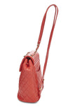 Chanel, Pre - Loved Quilted Lambskin Urban Spirit Backpack Small, Red