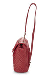 Chanel, Pre - Loved Quilted Lambskin Urban Spirit Backpack Small, Red