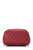 Chanel, Pre - Loved Quilted Lambskin Urban Spirit Backpack Small, Red