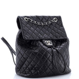 Chanel, Pre - Loved Urban Spirit Backpack Quilted Lambskin Large, Black