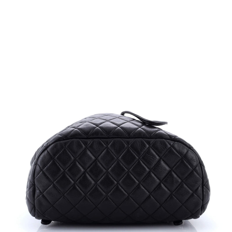 Chanel, Pre - Loved Urban Spirit Backpack Quilted Lambskin Large, Black