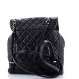 Chanel, Pre - Loved Urban Spirit Backpack Quilted Lambskin Large, Black
