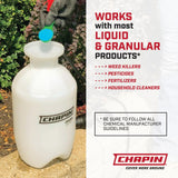 Chapin 20004 Pump Sprayer, 1 - Gallon SureSpray Translucent Tank with an Easy Fill Funnel - Top Opening, Adjustable Cone Nozzle & 34" Long Reach Hose, Used for Fertilizer, Pesticides, Weeds & Pests