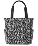 Charcoal Brahmin Luxe Leisure Animal Print Pickleball Tote by Brahmin