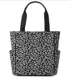 Charcoal Brahmin Luxe Leisure Animal Print Pickleball Tote by Brahmin