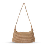chelity Handwoven Straw Beach Bag for Women - Lightweight Summer Tote Shoulder Purse for Vacation & Travel