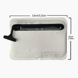 CHERRY CHICK Heavy Duty Airtight Wallet Submersible Waterproof Wallet Protection for Keys, Cards (Light Khaki)