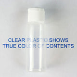 Chica and Jo 2oz Clear Plastic Empty Squeeze Bottles with Flip Cap - BPA - free - Set of 6 - TSA Travel Size 2 Ounce Made in the USA