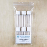 Chica and Jo 2oz Clear Plastic Empty Squeeze Bottles with Flip Cap - BPA - free - Set of 6 - TSA Travel Size 2 Ounce Made in the USA