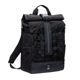Chrome Industries Barrage 18L Black Roll - Top Backpack – Water Resistant Bag for Work, School, Travel – Features Cargo Net & Laptop Pocket