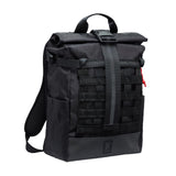 Chrome Industries Barrage 18L Black XRF Reflective Roll - Top Backpack – Water Resistant Bag for Work, School, Travel – Features Cargo Net & Laptop Pocket
