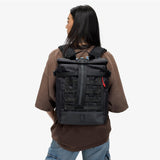 Chrome Industries Barrage 18L Moss X Roll - Top Backpack – Water Resistant Bag for Work, School, Travel – Features Cargo Net & Laptop Pocket
