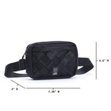 Chrome Industries Barrage Sling Bag – Crossbody Backpack for Women and Men w/Quick Release Buckle – 2L, Black X