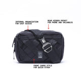 Chrome Industries Barrage Sling Bag – Crossbody Backpack for Women and Men w/Quick Release Buckle – 5L, Black X