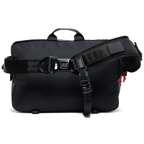 Chrome Industries Kadet Max Messenger Bag – Crossbody Sling for Men and Women w/Quick Release Buckle – 15L, Black XRF