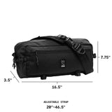 Chrome Industries Kadet Sling Messenger Bag – Crossbody Sling for Women and Men w/Quick Release Buckle – 9L, Black