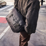 Chrome Industries Midtown 20L Messenger Bag for Men & Women – Crossbody Bag Can Function as a Shoulder & Tote Bag, Holds Most 16” Laptop Computers – Great for Work, Travel, School – Black X