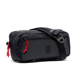 Chrome Industries Mini Kadet Sling Bag – Water Resistant Messenger Crossbody Bag for Women & Men with Adjustable + Swappable Slider – 5L, Black XRF
