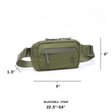 Chrome Industries Sabin 1.5L Sling Bag – Lightweight Crossbody Bag with Main Interior Compartment & Internal & External Pockets – Perfect for Travel & Everyday Carry – Moss