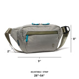 Chrome Industries Sabin Sling Bag for Men and Women – Large Main Compartment, Lightweight Recycled Materials and Metal Adjuster Buckle – 6L, Sage