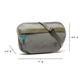 Chrome Industries Sodo Crossbody Sling Bag for Men and Women – Zippered Phone, Security & Hidden Pockets, Recycled Materials – Sage