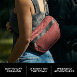 Chrome Industries Sodo Crossbody Sling Bag for Men and Women – Zippered Phone, Security & Hidden Pockets, Recycled Materials – Sage