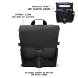 Chrome Industries Warsaw 30L Pack for Men & Women – Utility Backpack with Cargo Straps & Laptop Sleeve to Hold Most 16” Computers – Bag Is Made for Travel, Work, Hiking, School, Plane Carry - On – Black
