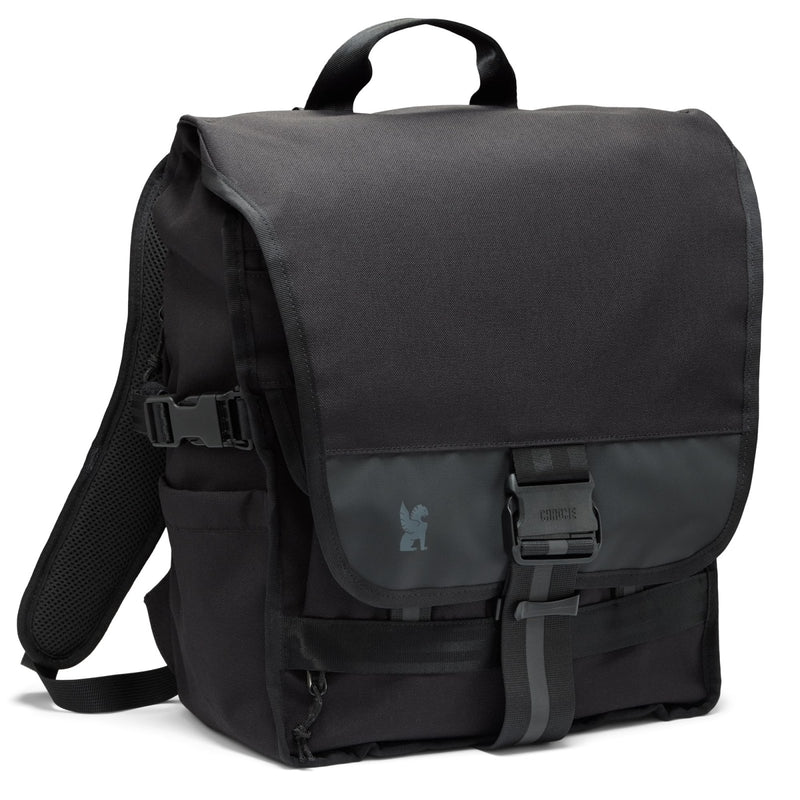 Chrome Industries Warsaw 30L Pack for Men & Women – Utility Backpack with Cargo Straps & Laptop Sleeve to Hold Most 16” Computers – Bag Is Made for Travel, Work, Hiking, School, Plane Carry - On – Black