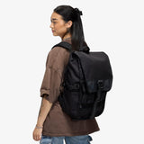 Chrome Industries Warsaw 30L Pack for Men & Women – Utility Backpack with Cargo Straps & Laptop Sleeve to Hold Most 16” Computers – Bag Is Made for Travel, Work, Hiking, School, Plane Carry - On – Black