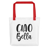 Ciao Bella All-Over Print Tote | Hello Beautiful Tote | Italian Tote | Italy Trip | Family Vacation | Gift For Her | Italian Tote | Italian Heritage | Mother's Day Gift | Gift For Daughter