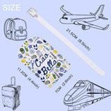 Ciao Bella Italy Lemon Gift Italian Amalfi Coast Travel Italian Island Honeymoon Trip Seafood Lover Luggage Tag (Ciao Bella tag)