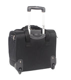 Ciao Underseat Luggage Collection - Small Lightweight 15 Inch Under Seat Bag - Briefcase for Men & Women - Carry On Suitcase with 2 - Rolling Spinner Wheels (Ciao Black)