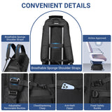 CIMALAY 17.3 Inch gym backpack with Shoe Compartment,60L Water Resistant Anti Theft Backpacks with USB Charging Port, Airline Approved Carry on Bag Multiple Compartments,for Men Women Travel