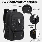 CIMALAY 17.3 Inch gym backpack with Shoe Compartment,60L Water Resistant Anti Theft Backpacks with USB Charging Port, Airline Approved Carry on Bag Multiple Compartments,for Men Women Travel