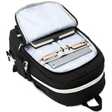 Classic Diamond School Backpack for Girls Laptop Backpack Cute Bookbag Kawaii College Backpack School Backpacks for Teens Girls Student (Black)