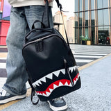 Classic Leather Backpack 16.5" Durable Laptop Backpack with Multiple Pockets (Black, One Size)