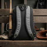 Claycosports Customized Adult Baseball Backpack, Softball Bag, Mens Womens Unisex Bat Bag, Black and Gray