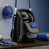Claycosports Customized Adult Baseball Backpack, Softball Bag, Mens Womens Unisex Bat Bag, Black and Gray