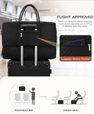 CLOKARS Travel Duffle Bag, Wide Open Large Weekender Bag for Women with Shoe Compartment, Carry on Overnight Bags with Toiletry Bag, Hospital Bag for Women Labor Delivery with Wet Pocket (Black)