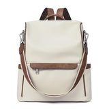 CLUCI Backpack Purse for Women, PU Leather Anti-Theft Large Fashion Designer Travel Bag Ladies Shoulder Bags